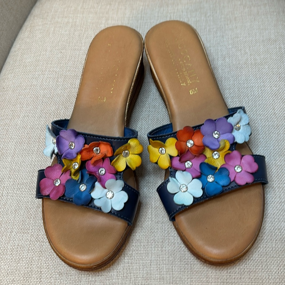 Tuscany by Easy Street slide wedge sandals